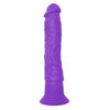 Introducing the Neon Luv Touch Wall Banger Purple Vibrating Dildo - The Ultimate Pleasure Companion for Intense Stimulation!