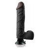 Introducing the Sensa Pleasure No. 11 Wallbanger Vibrating Dildo - Black: The Ultimate Realistic Experience for Unforgettable Pleasure! - Adult Naughty Store