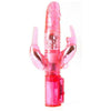 Introducing the Sensa Pleasure Total Ecstasy Triple Stimulator Pink Vibrator - Model TETSPV-001: The Ultimate Pleasure Experience for Women! - Adult Naughty Store