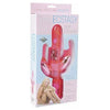 Introducing the Sensa Pleasure Total Ecstasy Triple Stimulator Pink Vibrator - Model TETSPV-001: The Ultimate Pleasure Experience for Women! - Adult Naughty Store