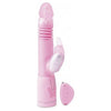 Deluxe Pleasure Thrusting Rabbit Pearl Vibrator - Model XR-5000 - Female G-Spot and Clitoral Stimulation - Pink - Adult Naughty Store