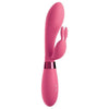 Pipedream Products OMG! Rabbit #Selfie Silicone Vibrator - Model XR-5000 - Female Pleasure - Dual Stimulation - Pink - Adult Naughty Store