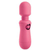 Pipedream Products Rechargeable Wand Pink - OMG! Compact Personal Massager for Sensual Pleasure (Model: Enjoy, Vibration Levels: 3, Vibration Patterns: 4, Waterproof) - Adult Naughty Store