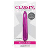 Classix Rocket Bullet Vibrator Pink - Powerful Waterproof Pleasure for All Genders - Adult Naughty Store