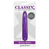 Classix Rocket Bullet Vibrator Purple - Powerful Waterproof Pleasure Toy for Women - Adult Naughty Store