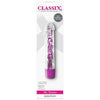 Classix Mr. Twister Pink Metallic Vibrator with TPE Sleeve - Model MT-500 - For All Genders - Intense Pleasure for Vaginal or Anal Stimulation - Crystal Clear with Shiny Metallic Finish - Adult Naughty Store