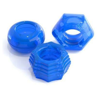 Classix Deluxe Couples Cock Ring Set Blue - Boost Performance and Pleasure with Pipedream Products