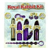 Regal Pleasure: Royal Rabbit Kit - Silver Vibrator with Multiple Sleeves for Vaginal and Anal Delights