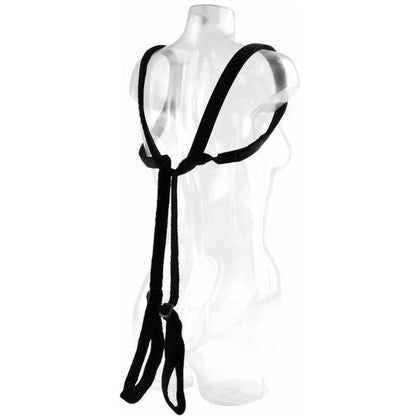 Fetish Fantasy Series Giddy Up Harness Black - The Ultimate Pleasure Experience for Couples - Adult Naughty Store