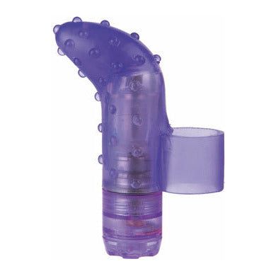 Introducing the SensaTouch Purple Waterproof Finger Fun - The Ultimate Vibrating Finger Massager for All-Over Relaxation and Pleasure, Model ST-500, Designed for All Genders, Perfect for Targeting Sensitive Areas, in a Stunning Purple Color