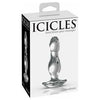 Icicles No. 72 Clear Glass Massager - Elegant Hand Blown Pleasure Wand for Sensual Stimulation - Unisex Anal and Vaginal Play - Sleek and Hypoallergenic - Crystal Clear - Adult Naughty Store