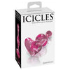 Icicles No. 75 Pink Glass Massager - Luxurious Handcrafted Pleasure for Women - Adult Naughty Store