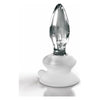 Icicles #91 Glass Plug - Model No. 91 - Unisex - Anal Pleasure - Clear - Adult Naughty Store