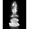 Icicles #91 Glass Plug - Model No. 91 - Unisex - Anal Pleasure - Clear - Adult Naughty Store