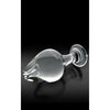 Icicles No 25 Hand Blown Glass Anal Plug - Clear: A Luxurious Pleasure Experience for All Genders - Adult Naughty Store