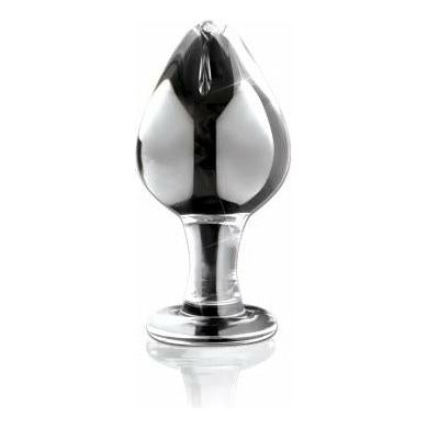 Icicles No 25 Hand Blown Glass Anal Plug - Clear: A Luxurious Pleasure Experience for All Genders - Adult Naughty Store