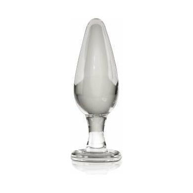 Icicles No 26 Hand Blown Glass Butt Plug - Luxurious Anal Pleasure Toy for Both Genders - Elegant Design - Hypoallergenic - Nonporous - Phthalates Free - Waterproof - Tapered - China-Made - Clear Glass