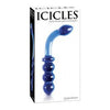 Icicles No.31 Hand Blown Glass Massager - Luxurious Glass Pleasure Wand for G-Spot and Prostate Stimulation - Unisex - Ribbed Texture - Clear - Adult Naughty Store