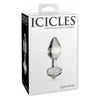 Pipedream Products Icicles No 44 Glass Anal Plug - Clear, Elegant and Sensual Pleasure for All Genders - Adult Naughty Store