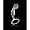 Icicles No. 46 Hand Blown Glass Butt Plug - Clear - Luxurious Anal Pleasure Toy for All Genders - Adult Naughty Store