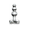 Icicles No 47 Glass Massagers Beaded Probe - Luxurious Hand-Blown Glass Butt Plug for Sensational Pleasure - Model 47 - Unisex - Anal Stimulation - Crystal Clear - Adult Naughty Store