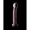 Pipedream Products Icicles No 53 Glass G-Spot and P-Spot Massager - Pink - Adult Naughty Store