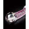 Pipedream Products Icicles No 53 Glass G-Spot and P-Spot Massager - Pink - Adult Naughty Store