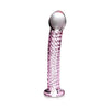 Pipedream Products Icicles No 53 Glass G-Spot and P-Spot Massager - Pink - Adult Naughty Store