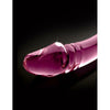 Pipedream Products Icicles No 57 Glass Double Dildo Pink - Luxurious Hand-Blown Glass Double-Ended Pleasure Wand for Explosive G-Spot and P-Spot Stimulation
