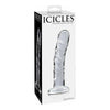 Icicles No. 62 Clear Glass Dildo - The Exquisite Pleasure Wand for Unforgettable Sensations - Adult Naughty Store