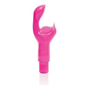 Happy Hummer Pink Vibrator - Mini-Multi Wanachi G-Spot Massager HH-5000 for Women - Clitoral and G-Spot Stimulation - Pink
