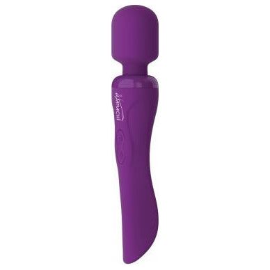 Wanachi Body Recharger Purple Wand Massager - Powerful Rechargeable Silicone Vibrator for Deep Muscle Relief and Intimate Pleasure