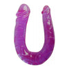 Lucky Lady Dual Stimulator Purple Double Dong - The Ultimate Pleasure Experience for Women, Offering Simultaneous Vaginal and Anal Stimulation - Adult Naughty Store