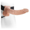 Fetish Fantasy Series 9-Inch Hollow Strap On Balls Beige - Ultimate Confidence Boost for Men, Unforgettable Pleasure for Couples - Adult Naughty Store