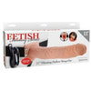 Fetish Fantasy Series 11-Inch Vibrating Hollow Strap On with Balls - Ultimate Pleasure for Men and Women - Beige - Adult Naughty Store