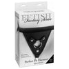 Fetish Fantasy Series Perfect Fit Harness Black - Versatile Strap-On Harness for Unforgettable Pleasure - Adult Naughty Store