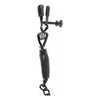 Fetish Fantasy Adjustable Nipple Chain Clamps - Intensify Pleasure with the Black Protrusion Prodigy NP-300 for All Genders - Adult Naughty Store