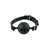 Fetish Fantasy Black Silicone Breathable Small Ball Gag - Model FG-345 - Unisex - Oral Pleasure - Black - Adult Naughty Store