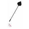 Lustful Pleasures Silicone Spade Crop Black 28 inches - Ultimate Dominance for Intense Sensations - Adult Naughty Store