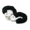 Fetish Fantasy Beginner's Furry Cuffs - Black: Soft and Sensual Restraints for Couples - Adult Naughty Store