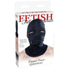 Fetish Fantasy Series Zipper Face Hood Black - Unisex BDSM Bondage Hood for Sensory Deprivation and Control - Adult Naughty Store