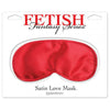 Fetish Fantasy Series Satin Love Mask Red - The Ultimate Sensory Experience for Couples