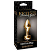 Fetish Fantasy Gold Mini Luv Plug - Elegant Gold Anal Pleasure Toy for Beginners (Model FG-MLP-001) - Adult Naughty Store