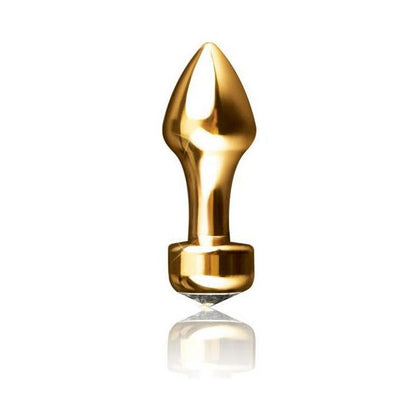 Fetish Fantasy Gold Mini Luv Plug - Elegant Gold Anal Pleasure Toy for Beginners (Model FG-MLP-001) - Adult Naughty Store