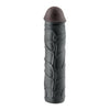 Fantasy X-Tensions Mega 3-Inch Black Penis Extension - Model MX-3000 - Male Pleasure Enhancer