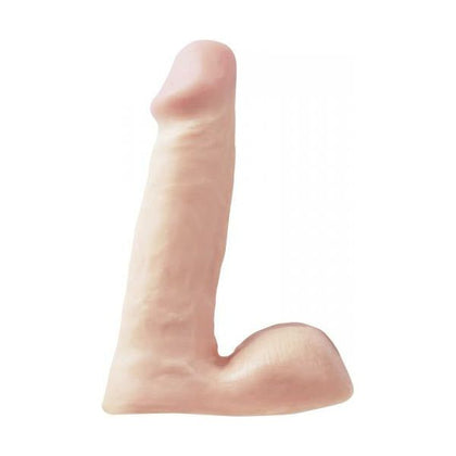 Basix Rubber Works 6 Inch Dong - Realistic Silicone Dildo Model RWD-6 - Unisex - Intense Stimulation - Jet Black