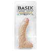 Basix Rubber Fat Boy 10-inch Beige Realistic Dildo - The Ultimate Pleasure Tool for Size Queens - Adult Naughty Store