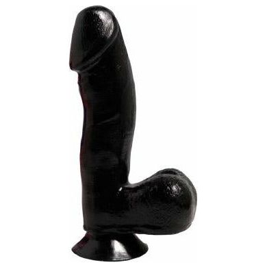 Basix Rubber Works 6.5-Inch Black Dong with Suction Cup - The Ultimate Pleasure Companion for All Genders and Sensual Delights