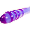 Basix Rubber Works RD-16P 16-Inch Purple Double Dong - Premium American-Made Phthalate-Free Dual-Ended Dildo for Couples - Adult Naughty Store