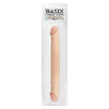 Basix Rubber Works 12 Inches Double Dong Beige - Premium American-made Dual-Ended Pleasure Device for Couples